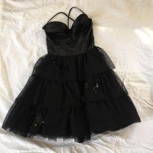Betsey Johnson black prom dress SIZE 0